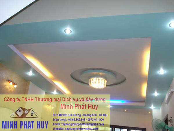 Báo giá thi công trần vách thạch cao